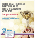 Kincentric Best Employers Award 2022