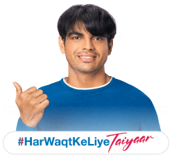 Neeraj Chopra - #HarWaqtKeLiyeTaiyaar with Life Insurance