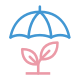 Umbrella leaf Lotus - Group Icon