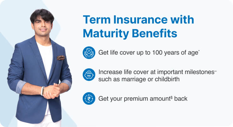 Best Term Insurance With Maturity Benefits in India | Tata AIA